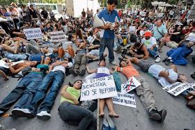 Za początek Ruchu Oburzonych uznaje się manifestacje na Puerta del Sol w Madrycie, lato 2011 r.