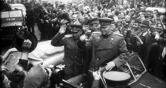 Wyzwolenie Pragi przez Armię Czerwoną - marszałek Koniew, 1945 r.