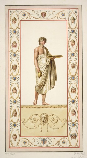 Ganimedes (ten od Zeusa) jest jednym z najsłynniejszych homoerotycznych motywów mitologicznych. Przedstawia pożądliwego boga bogów, który pod postacią wielkiego orła porywa na Olimp przepięknego śmiertelnika.