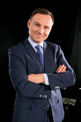 Andrzej Duda jako prezydent elekt.
