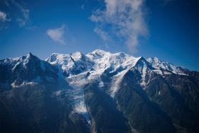Mont Blanc, pierwszy szczyt zdobyty przez Sylwię Bukowicką. Tu też zginął jej partner.