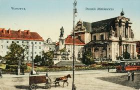 Pomnik Adama Mickiewicza na Krakowskim Przedmieściu