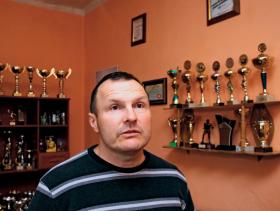 Marek Chybiński, mistrz Polski niepełnosprawnych w tenisie stołowym