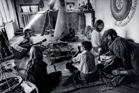 Dom hipisów z Zachodu w Nepalu, lata 70.
