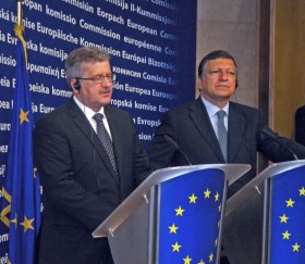 ...i spotkanie z jej przewodniczącym Jose Manuelem Barroso.