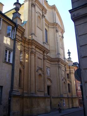 Fasada kościoła św. Marcina, ul. Piwna, Warszawa