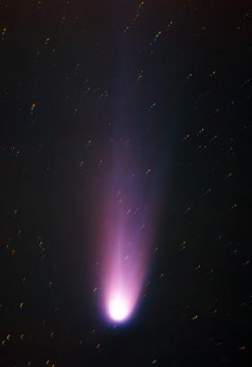 Dopiero Newton i Halley odkryli, że komety poruszają się po orbitach. Być może pomogła im w tym monografia Lubienieckiego. Na zdjęciu kometa Halleya.