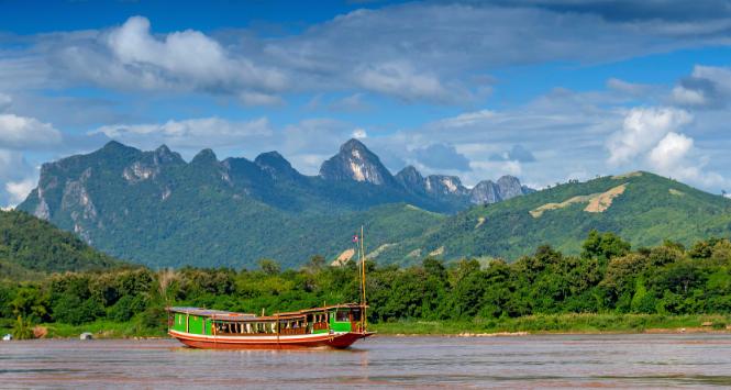 Rzeka Mekong, Laos