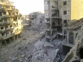Dzielnice śmierci po tygodniach ciężkich walk w Homsie. Tam jeszcze długo życie nie wróci do normy.