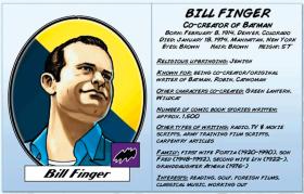 Bill Finger - współtwórca postaci Batmana.