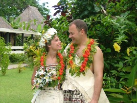 Ślub Mariusza i Madzi na Fidzi, styczen 2007.
