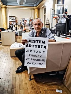 Zbigniew Libera zapowiada strajk artystów w maju 2012 r.