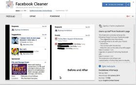 Cleaner Facebook