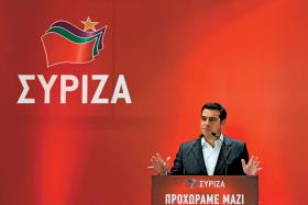 Premier Grecji Aleksis Tsipras, lider populistyczno-lewicowej Syrizy.