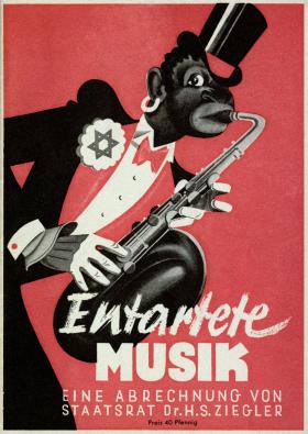 Rasistowski plakat z końca lat 30.