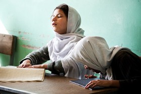 Szkoła dla niewidomych. Kabul, 2009