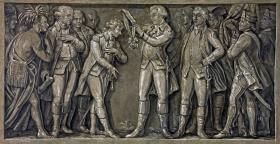 George Washington odznacza Kościuszkę Orderem Cyncynata