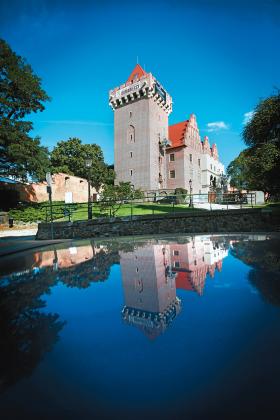 Zamek Królewski Przemysła II – odtworzenie współczesne.