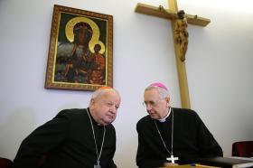 Kardynał Dziwisz i arcybiskup Gądecki