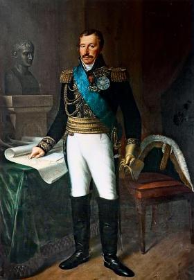 Gen. Dirk van Hogendrop, generalny gubernator Litwy, obraz olejny z XIX w.
