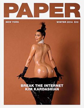 Kim Kardashian w sesji dla magazynu „Paper”