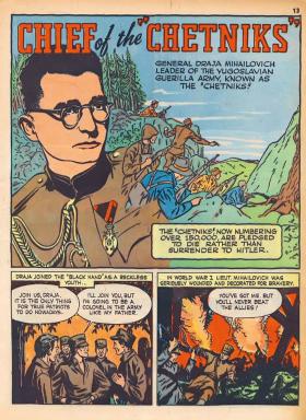 Przywódca czetników był w okresie II wojny światowej bohaterem amerykańskich komiksów.