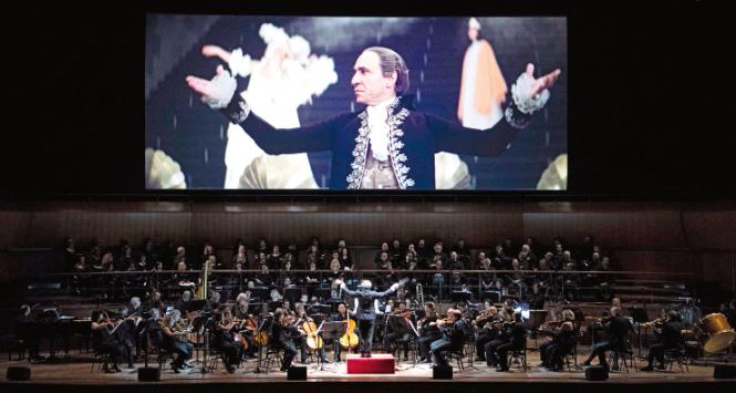Rzym, pokaz „Amadeusza” z udziałem chóru i orkiestry