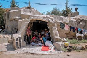 300 chrześcijańskich rodzin znalazło schronienie w okolicach kościoła w Ankawie, na terenie Kurdystanu.