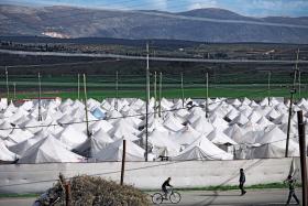 Obóz dla syryjskich uchodźców w Boynuyogun w Turcji.