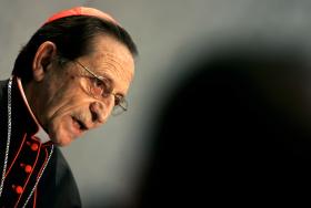 Kardynał Julian Herranza, członek Opus Dei, śledczy od spraw przecieków w Watykanie.