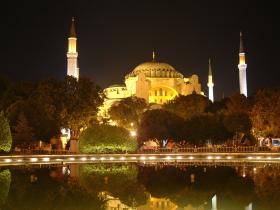 Hagia Sophia nocą