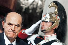 Pier Luigi Bersani, obecny szef lewicowej Partii Demokratycznej.