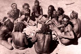 Grupa Aborygenów, Australia, ok 1930 r.