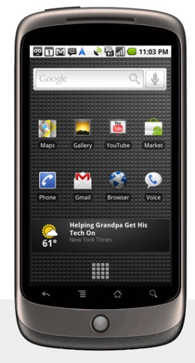 Google przedstawia - telefon Nexus One
