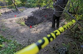 Masowe groby odkryte w dżungli pod Igualą.