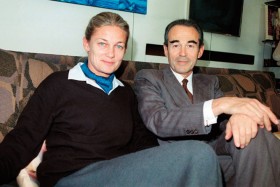 Elisabeth Badinter z mężem.