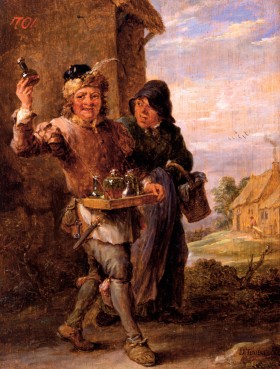 „Wiejski doktor” Davida Teniersa (mł.), druga połowa XVII w.