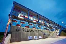 Zrewitalizowana stacja kolejowa Warszawa Stadion.