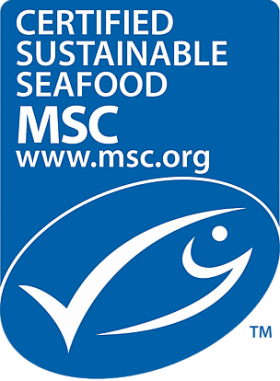 Logo certyfikatu MSC (Marine Stewardship Council)