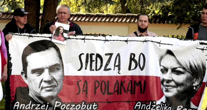 Protest na rzecz uwolnienia Andżeliki Borys i Andrzeja Poczobuta, wrzesień 2022 r. w Białymstoku