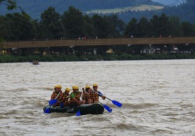 Czerwony Klasztor, rafting na granicznym odcinku Dunajca.