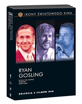Kolekcja Ryan Gossling DVD. Trzy komedie romantyczne („Pamiętnik”, „Słaby punkt”, „Kocha, lubi, szanuje”) z udziałem kultowego aktora zanim jeszcze stał się słynnym twardzielem. Cena: 69 zł.