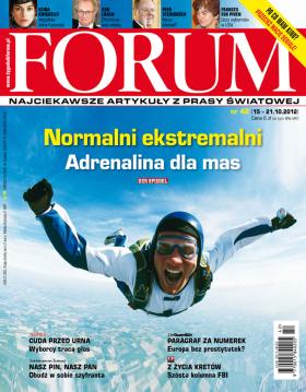 Artykuł pochodzi z  42 numeru tygodnika FORUM, w kioskach od 15 października 2012 r.