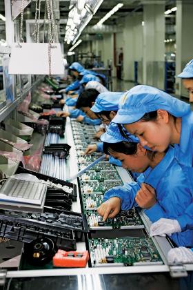 Zakłady Huawei w Shenzen.