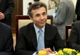 Bidzina Iwaniszwili, premier Gruzji od końca 2012 r. Główny oponent Saakaszwilego.