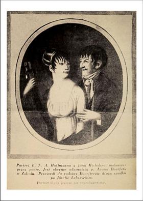 Małżeństwo Hoffmannów na portrecie autorstwa samego Hoffmanna (ok. 1802 r.)