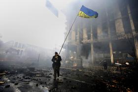 Kijów - krajobraz po bitwie.