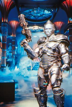 Schwarzenegger jako Mr. Freeze („Batman i Robin”, 1997 r.).