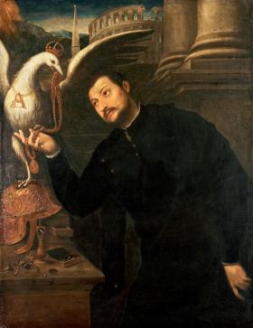 Artysta nadworny ostatnich Jagiellonów, Gian Giacomo Caraglio, na portrecie Parisa Bordonego z 1553 r.