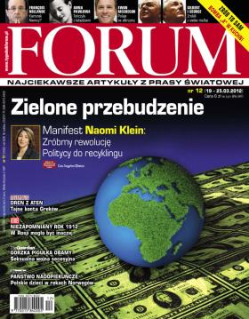 Artykuł pochodzi z 12 numeru tygodnika FORUM, w kioskach od 19 marca 2012 r.